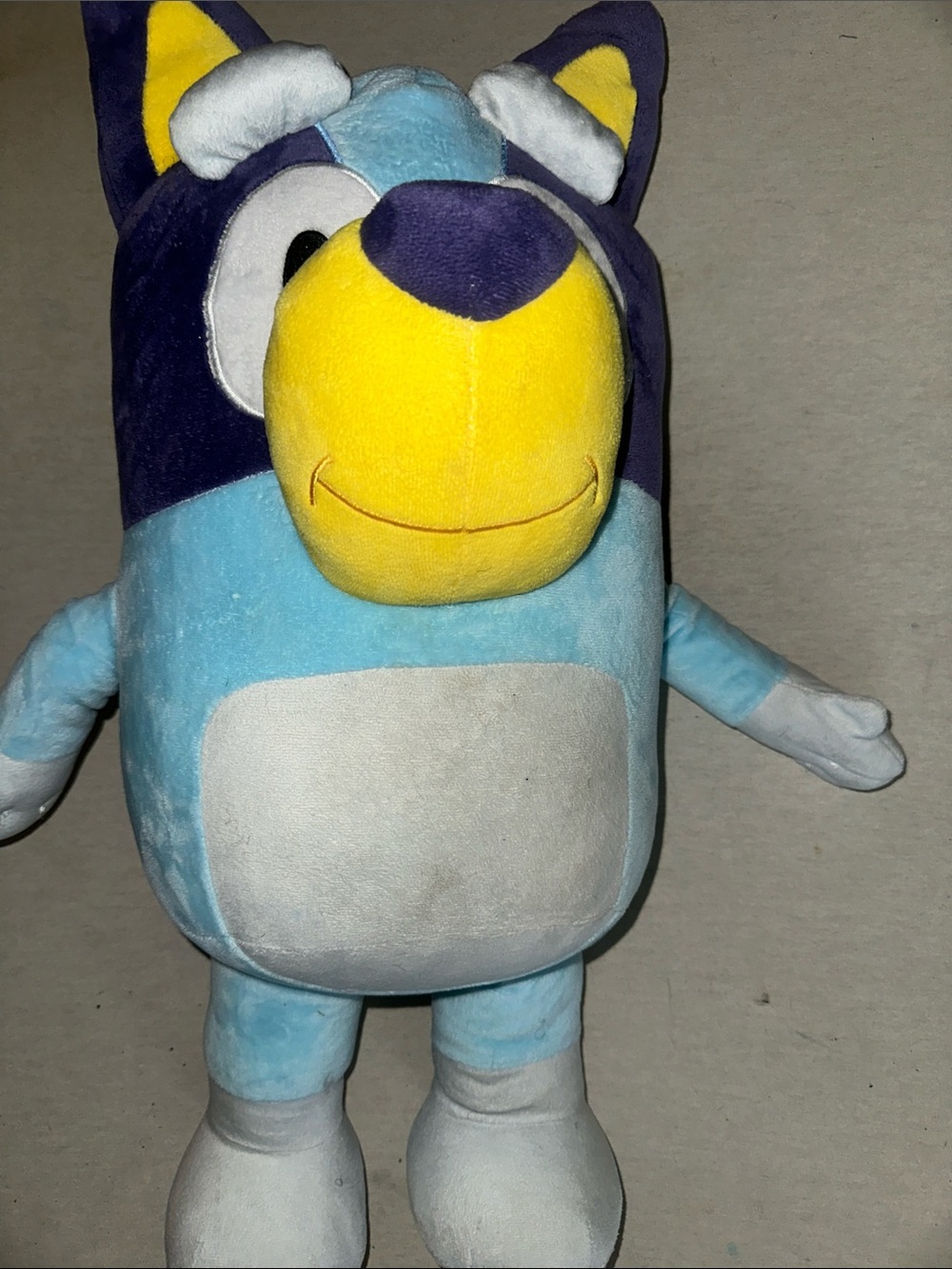 Kids Bluey Blue and Yellow Plush Character Plush Toy